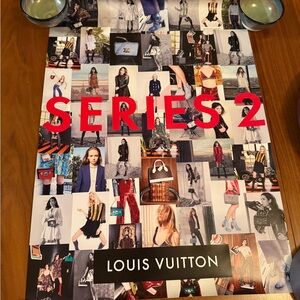 Louis Vuitton Red and Black SERIES 2 Collage Poster